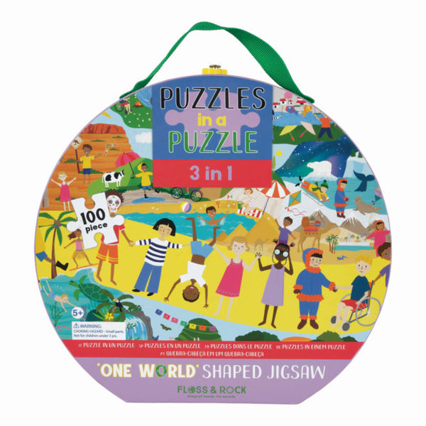 FLOSS AN ROCK 100PC PUZZLE- CHILDEN OF THE WORLD