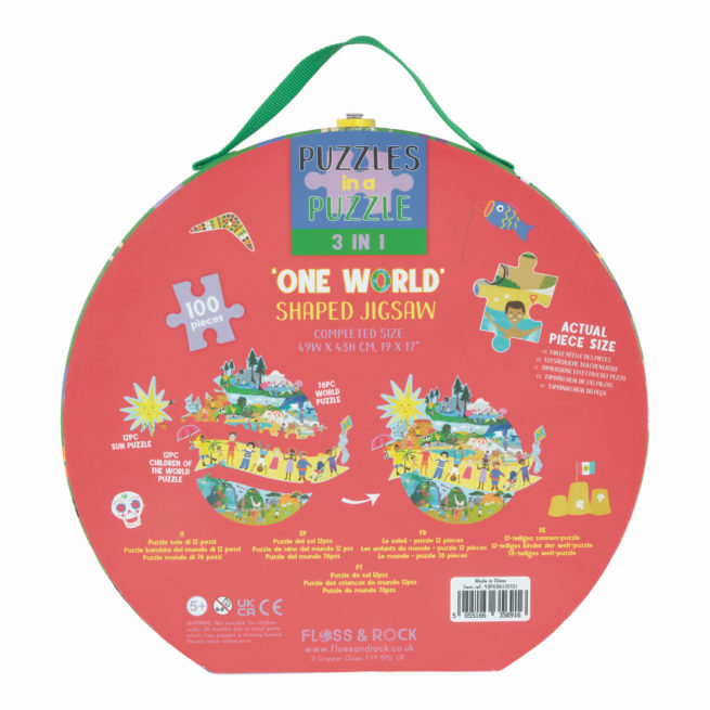 FLOSS AN ROCK 100PC PUZZLE- CHILDEN OF THE WORLD