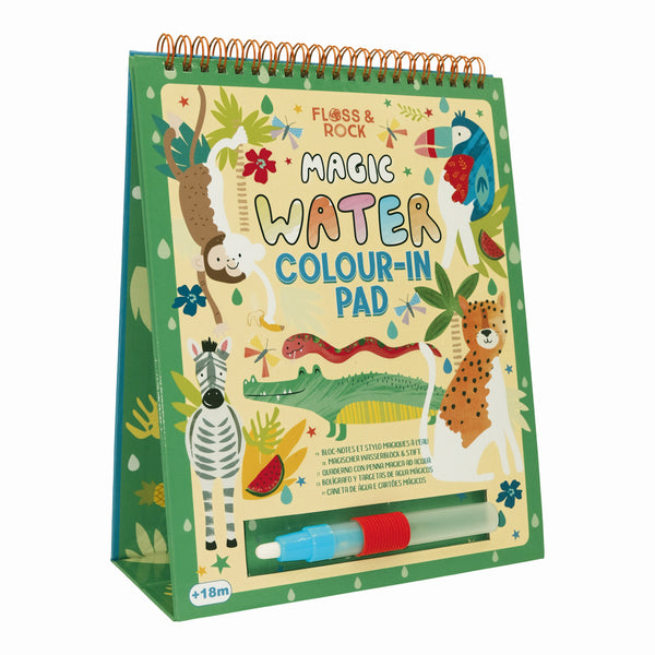FLOSS AND ROCK MAGIC WATER COLOURING FLIPBOOK- JUNGLE