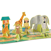 FLOSS AND ROCK 60PC FLOOR PUZZLE- SAFARI