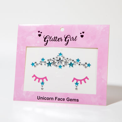 GLITTER GIRL UNICORN FACE GEMS- COCONUT ICE
