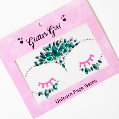 GLITTER GIRL UNICORN FACE GEMS- DAZZLE DELIGHT