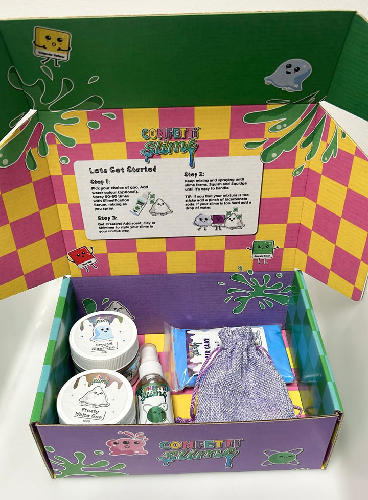 CONFETTI BLUE SLIME MAKING KIT