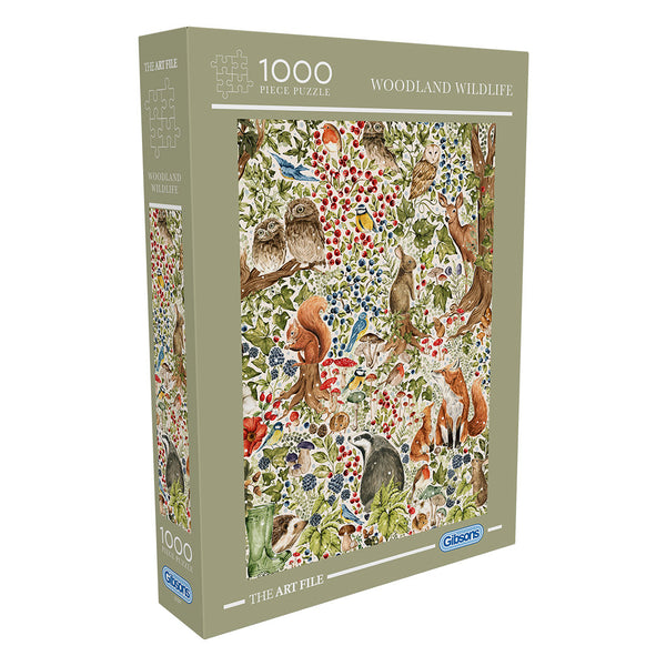 GIBSONS ART FILE WOODLAND WILDLIFE 1000PC