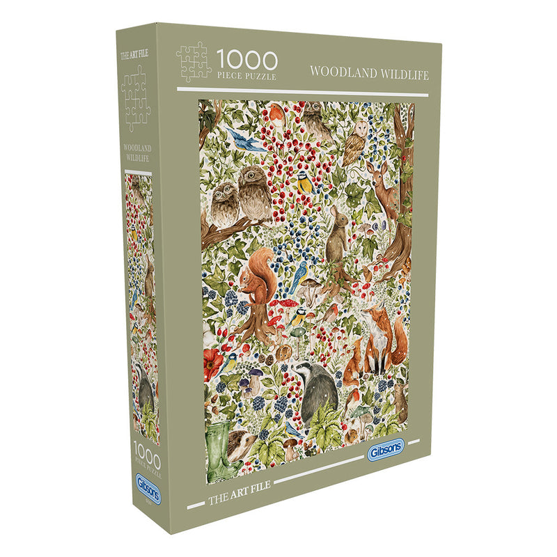 GIBSONS ART FILE WOODLAND WILDLIFE 1000PC