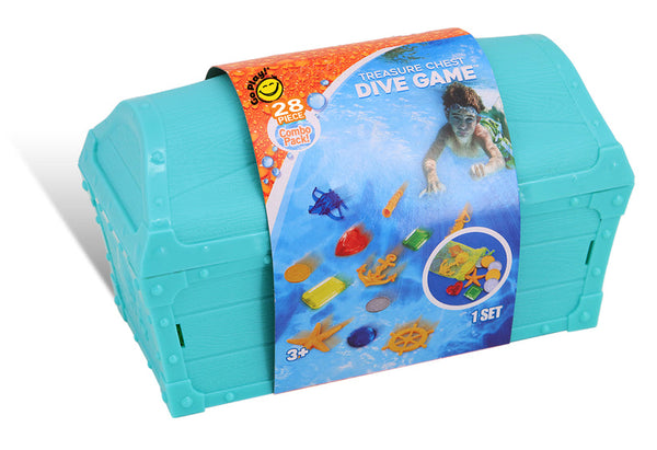 GO PLAY! TREASURE CHEST DIVE GAME 28 PIECE SET