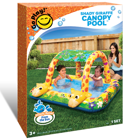 GO PLAY! SHADY GIRAFFE CANOPY POOL