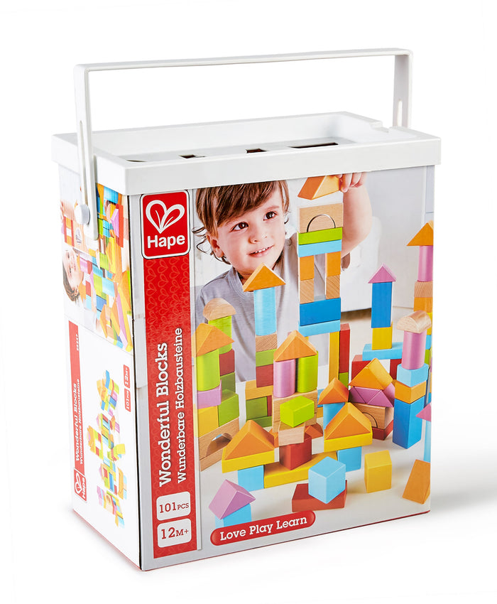 HAPE WONDERFUL BLOCKS 101 PCS
