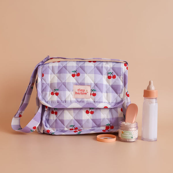 TINY HARLOW TINY NURTURES SET-LILAC CHERRY