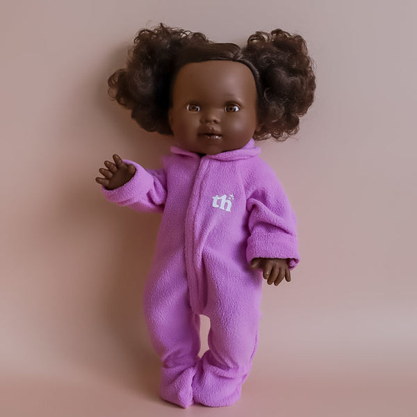 TINY HARLOW DOLL ONESIE SUIT- PURPLE