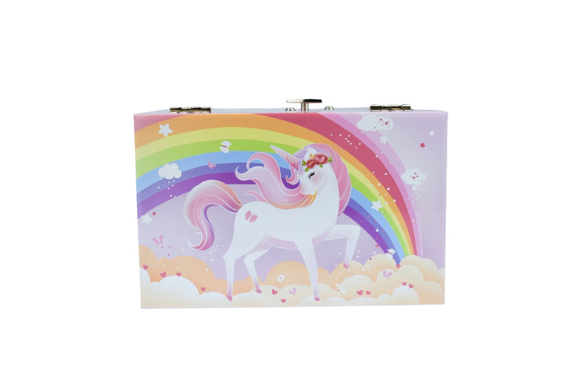 KAPER KIDZ RAINBOW UNICORN HEIRLOOM MUSIC BOX
