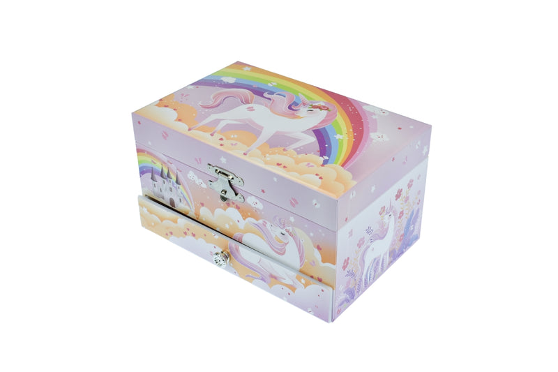 KAPER KIDZ RAINBOW UNICORN HEIRLOOM MUSIC BOX