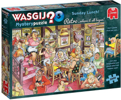 JUMBO- WASGIJ? RETRO MYSTERY 5 SUNDAY LUNCH! 1000PC