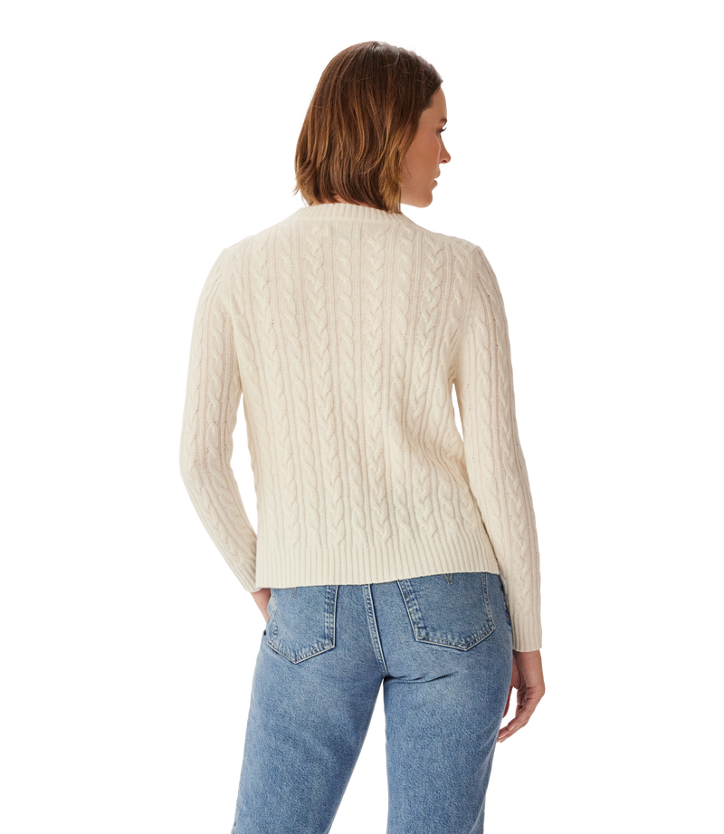 R.M. Williams Seaforth Cable Knit - Off White