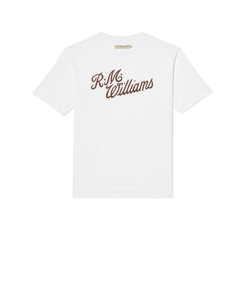 Black/Chestnut Parson T-Shirt, R.M.Williams T-Shirts