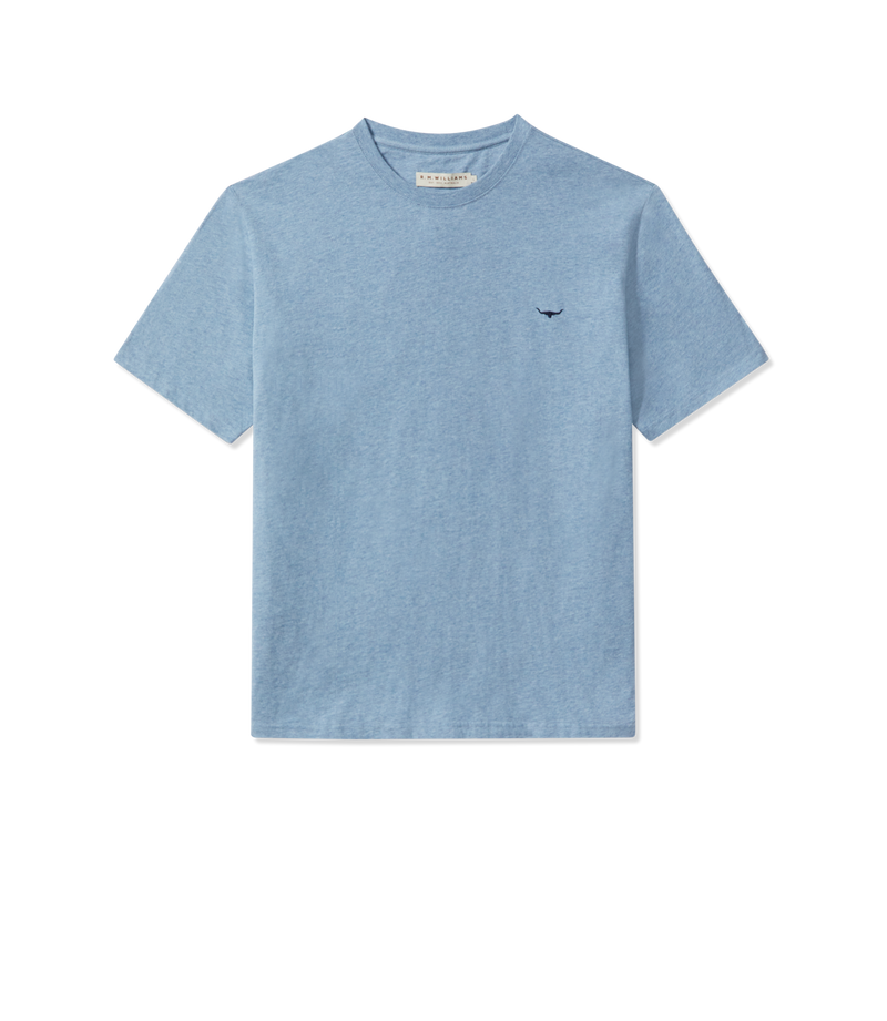 R.M. Williams Parson T-Shirt - Blue Marle