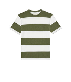 R.M. Williams Copley T-Shirt - Olive/White