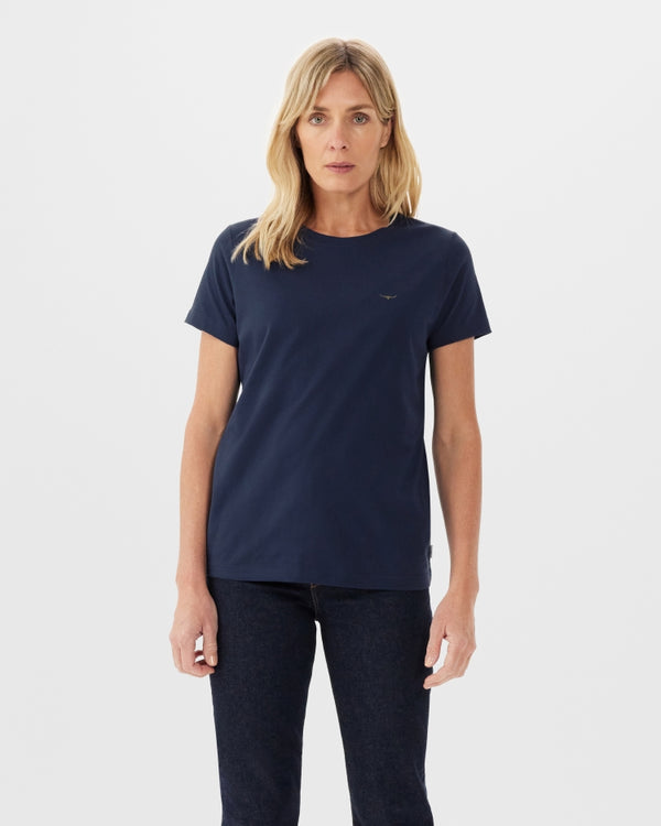 R.M. Williams Women's Piccadilly T-Shirt - Dark Navy