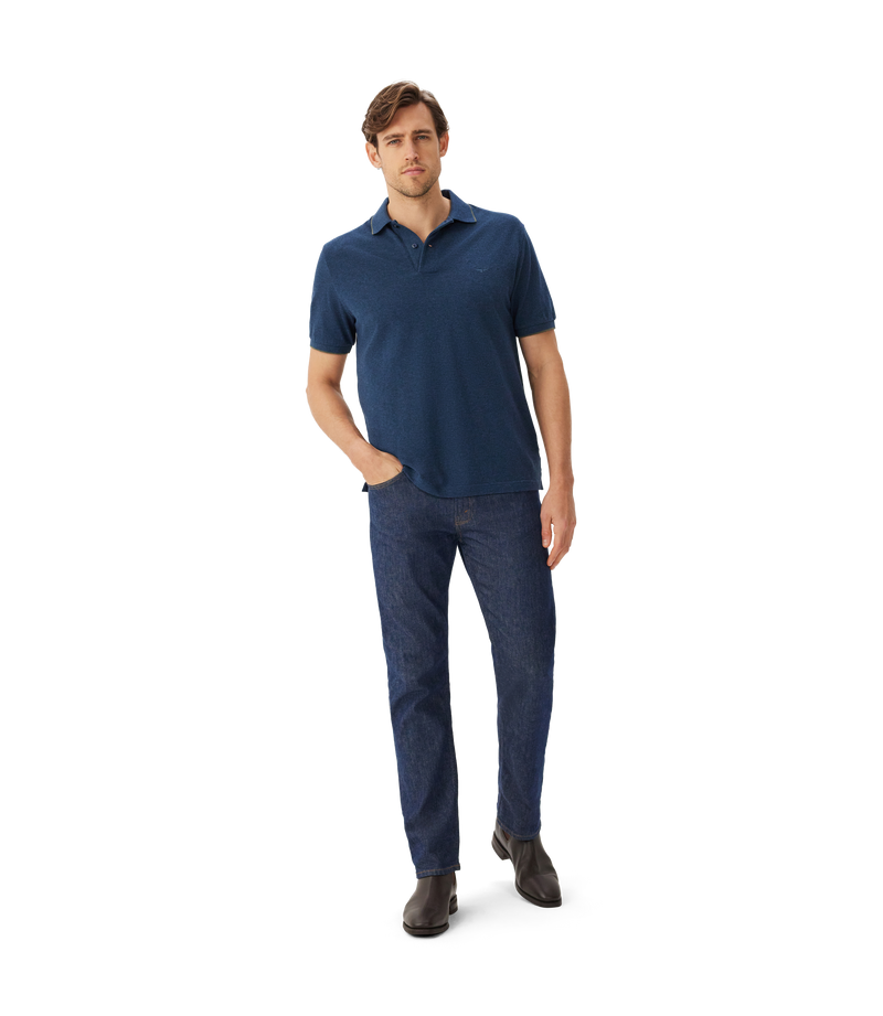 R.M. Williams Percy Polo - Navy