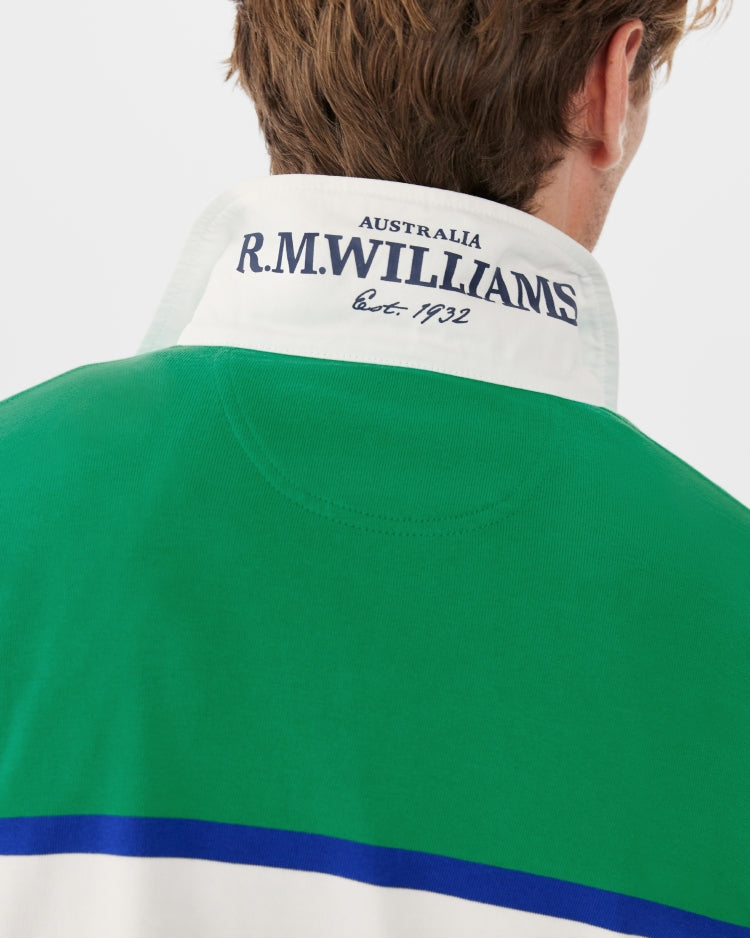 R.M. Williams Tweedale Rugby - Green/White
