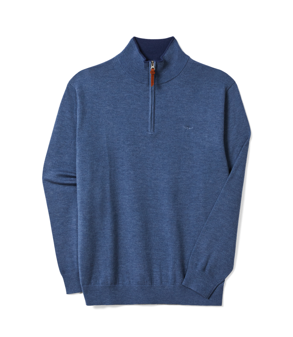 R.M. Williams Ernest Sweater - Indigo – Assef's