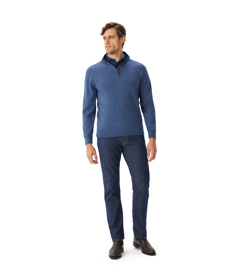 R.M. Williams Ernest Sweater - Indigo