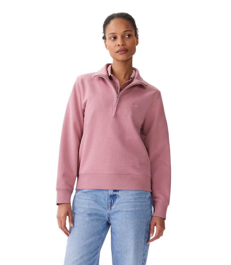Pink quarter zip sale