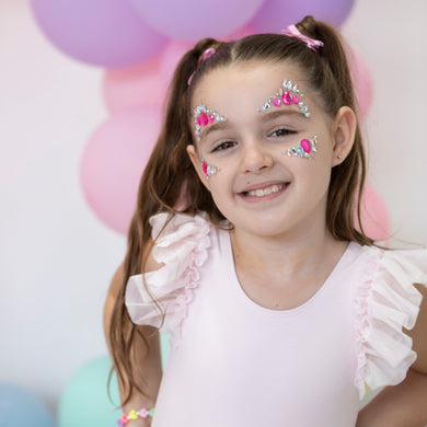 GLITTER GIRL UNICORN FACE GEMS- LOVE SPARKLE