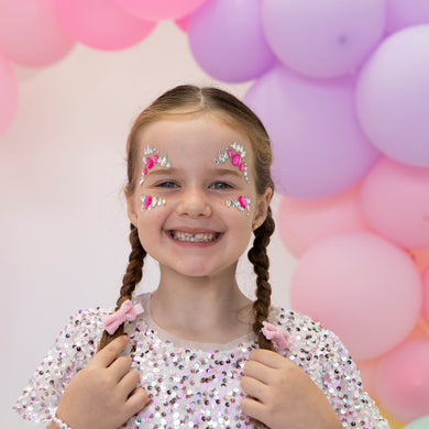 GLITTER GIRL UNICORN FACE GEMS- LOVE SPARKLE