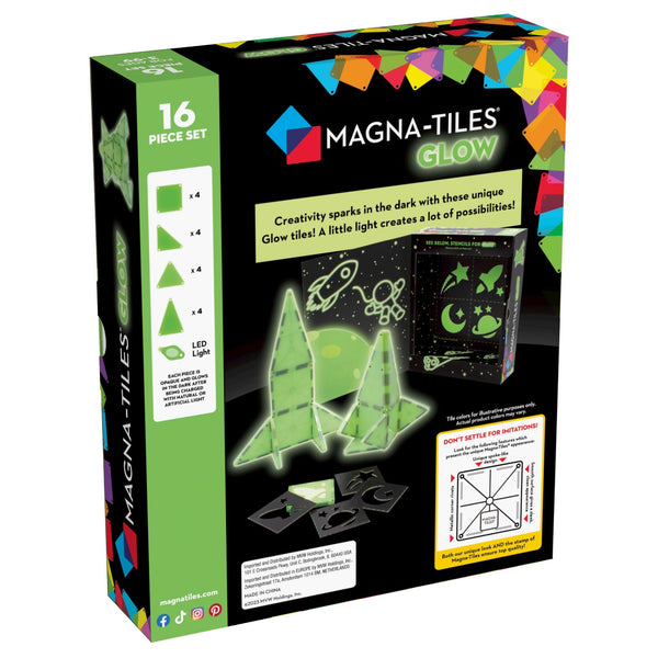MAGNA-TILES GLOW- 16 PCE SET