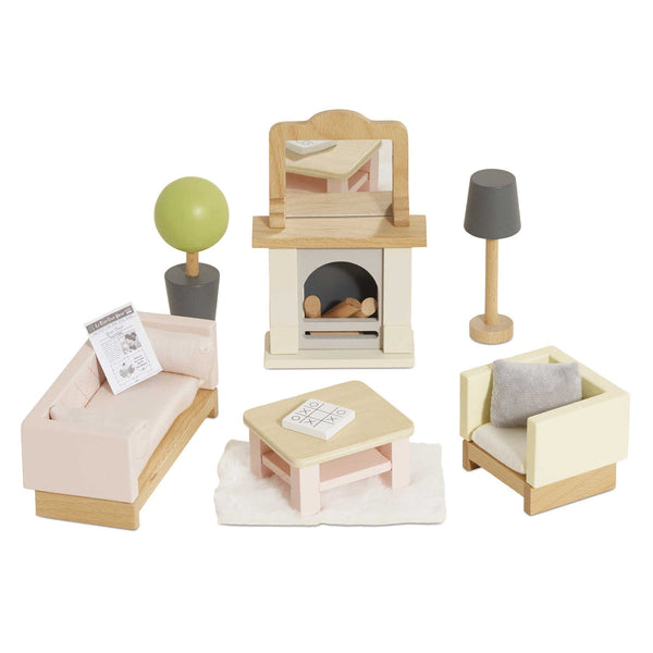 LE TOY VAN WOODEN DOLLS HOUSE SITTING ROOM