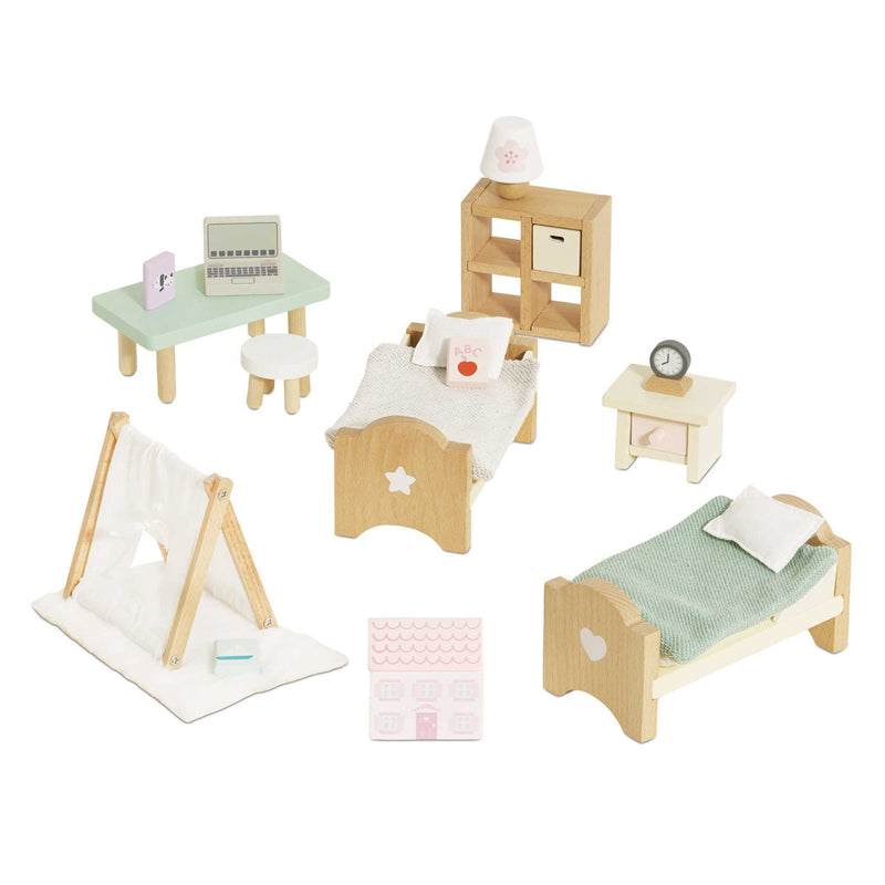 LE TOY VAN WOODEN DOLL HOUSE CHILDREN'S BEDROOM
