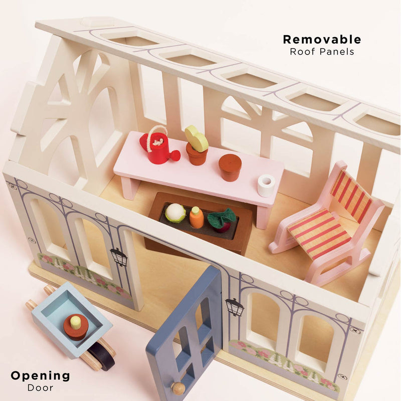 LE TOY VAN CONSERVATORY WOODEN DOLLS HOUSE