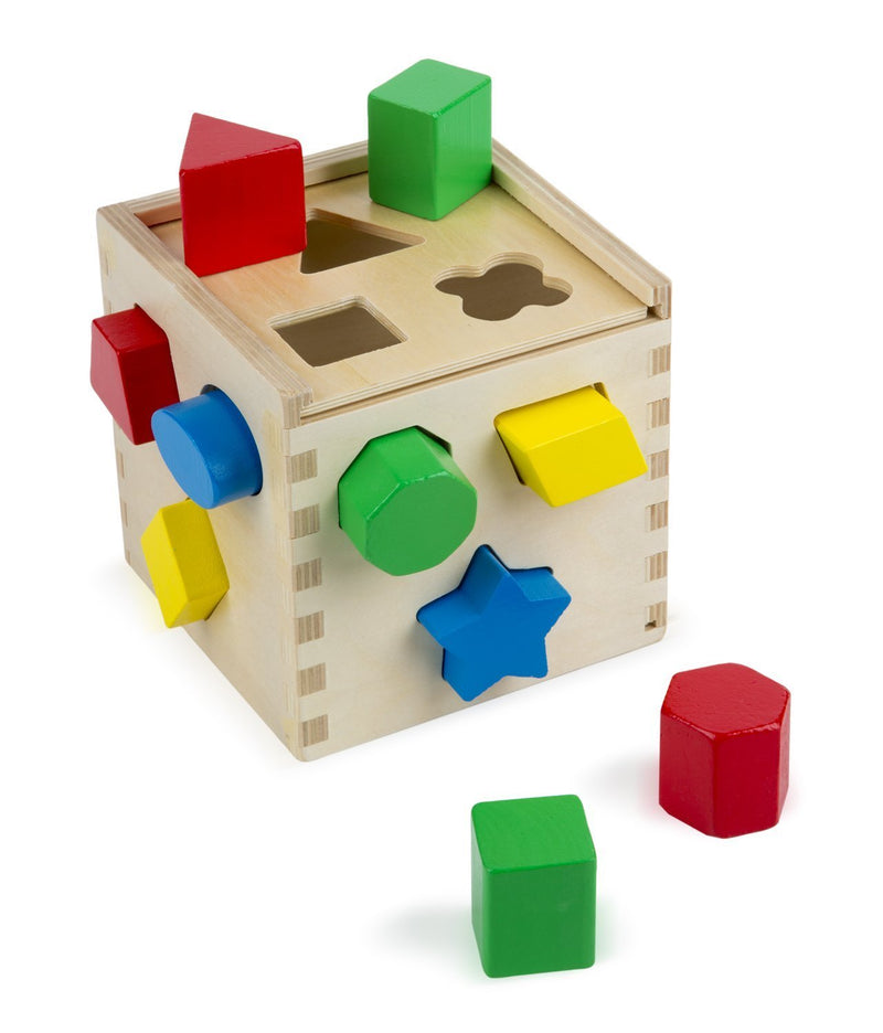MELISSA & DOUG SHAPE SORTING CUBE