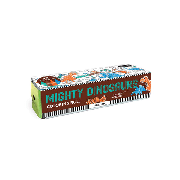 MUDPUPPY COLOURING ROLL- MIGHTY DINOSAURS
