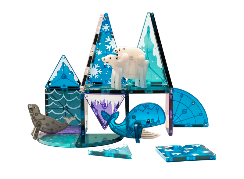 MAGNA-TILES ARCTIC ANIMALS- 25 PIECE SET