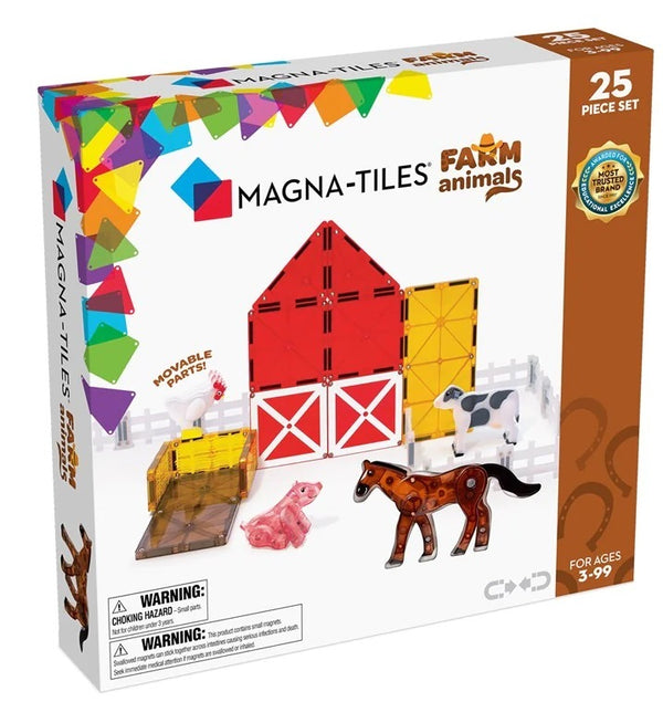 MAGNA-TILES FARM ANIMALS-25 PIECE SET