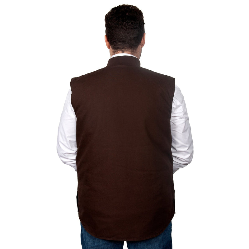 Just Country Men's Diamantina Vest - Chocolate