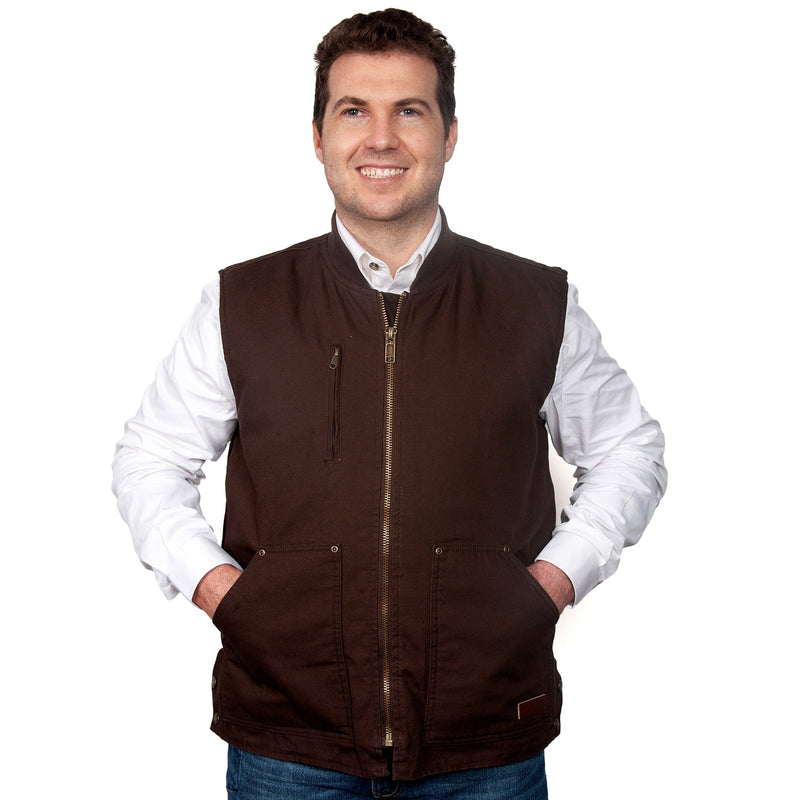 Just Country Men's Diamantina Vest - Chocolate