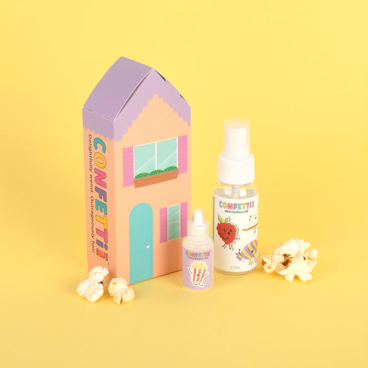 CONFETTI BLUE FAIRGROUND FAVOURITES PERFUME MAKING KIT