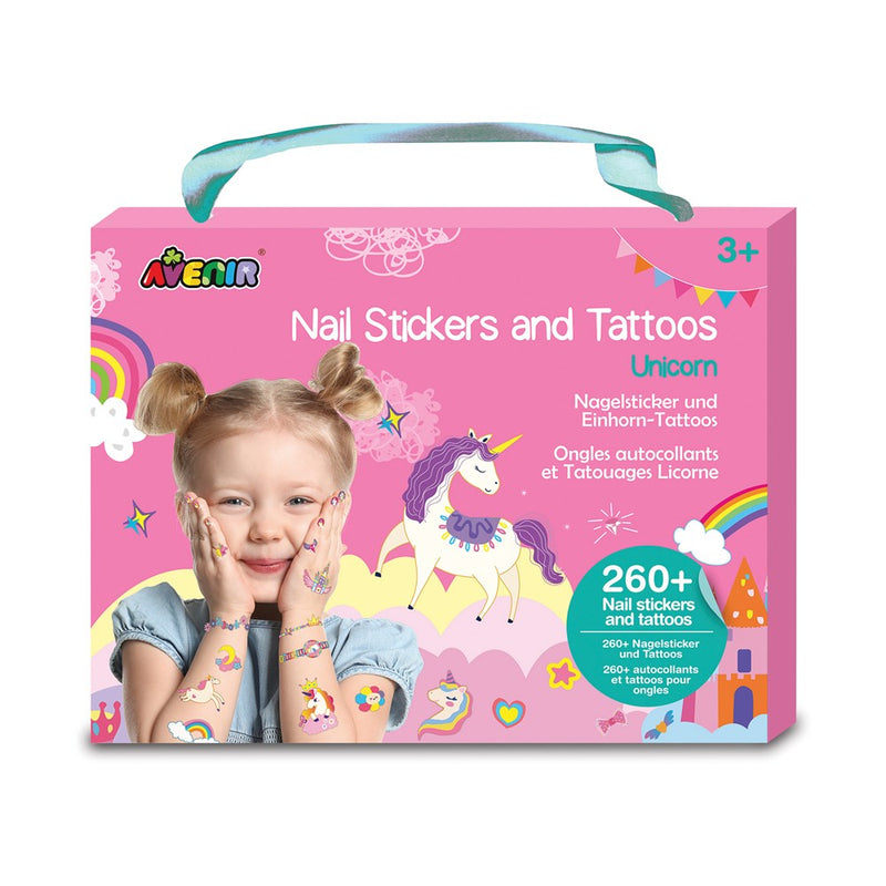 AVENIR NAIL STICKERS AND TATTOOS- UNICORN