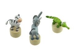 KAPER KIDZ WOODEN DANCING JUNGLE ANIMAL