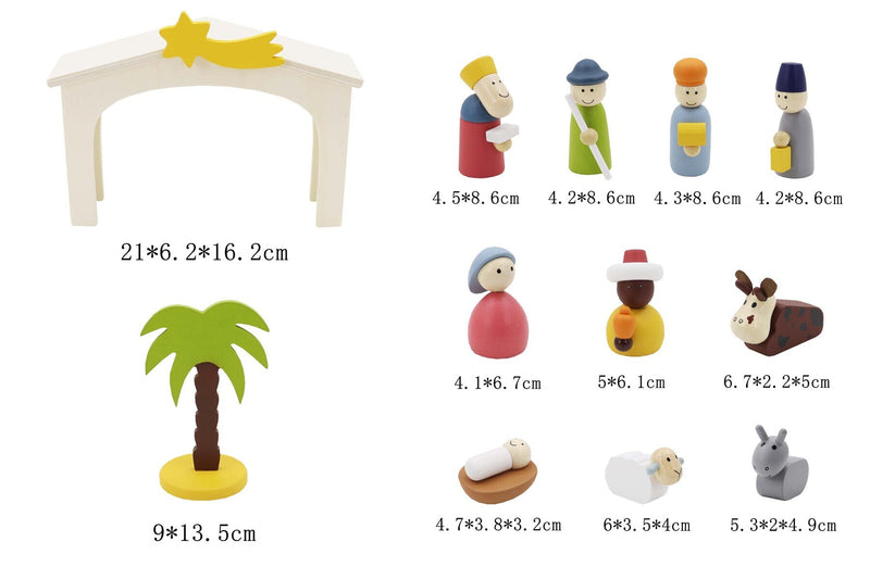 KAPER KIDZ CHRISTMAS NATIVITY PLAYSET