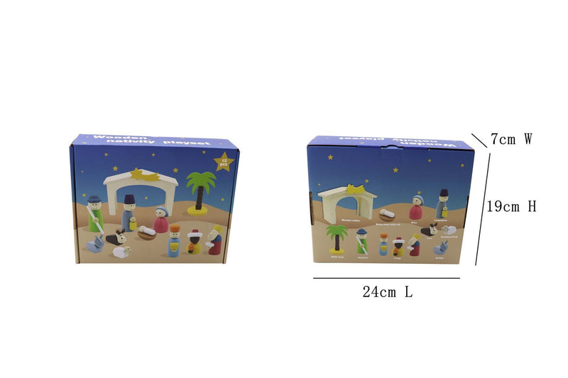 KAPER KIDZ CHRISTMAS NATIVITY PLAYSET