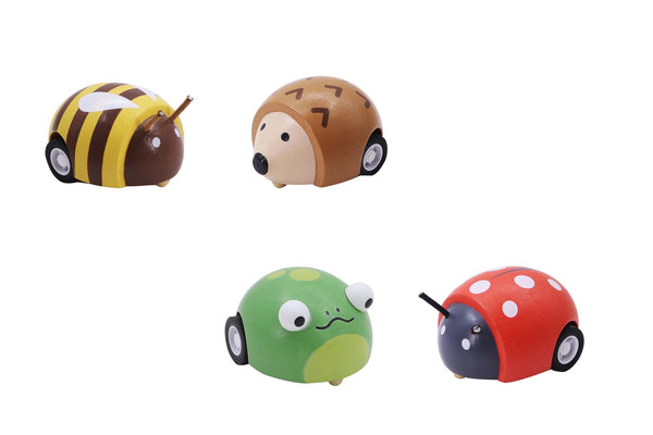 KAPER KIDZ WOODEN PULL BACK SPRING INSECT