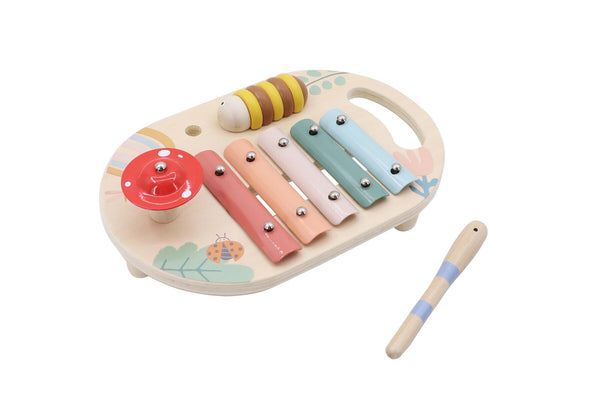 KAPER KIDZ WOODEN SPRING INSECT MUSIC TABLE
