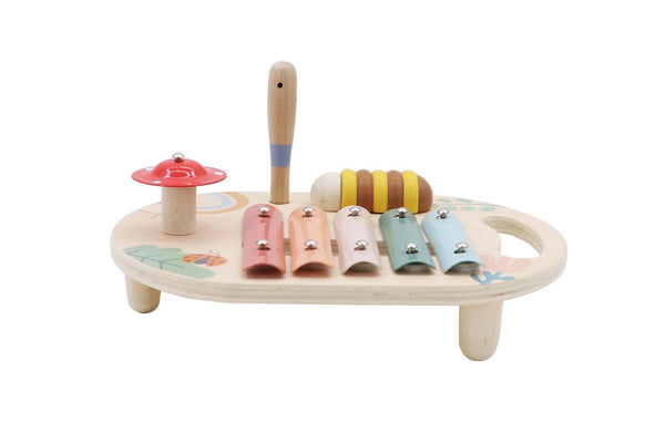 KAPER KIDZ WOODEN SPRING INSECT MUSIC TABLE