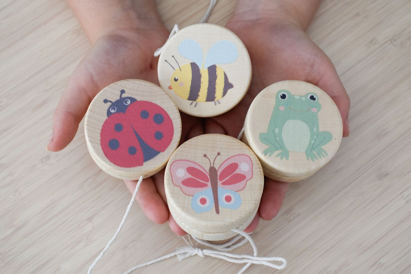 KAPER KIDZ WOOD SPRING INSECT YOYO