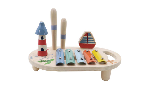 KAPER KIDZ WOODEN OCEAN MUSIC TABLE