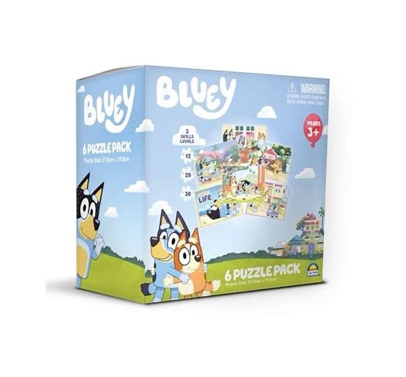 BLUEY 6 PUZZLE PACK